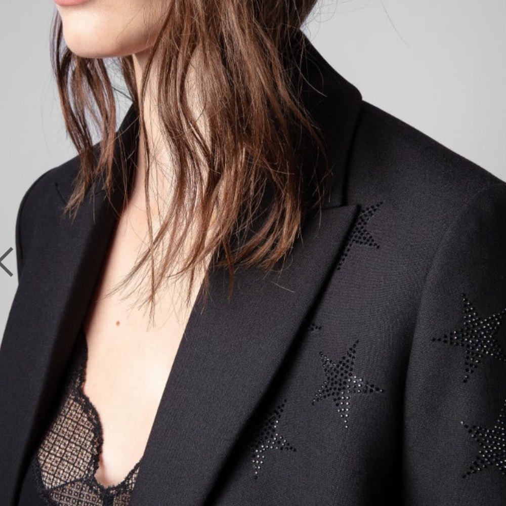 Zadig&Voltaire women’s signature black suit blazer